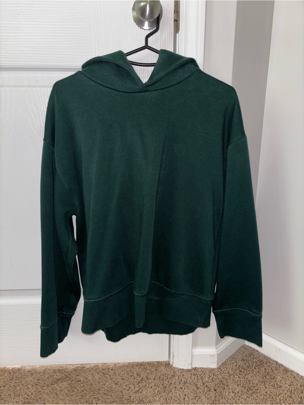 Zara Dark Green Hooded Sweatshirt